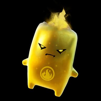 Gold Fire Sprite